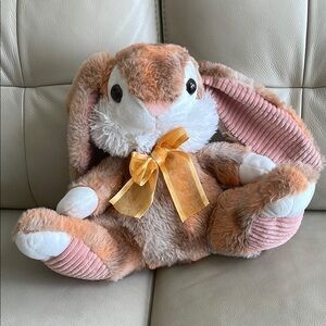 Adorable Plush Bunny with Bow
